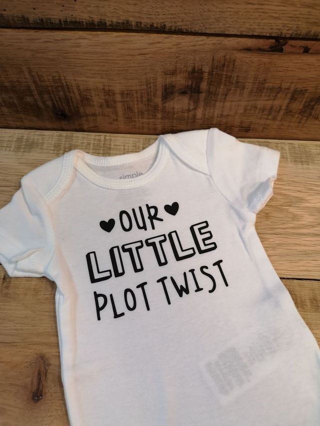 Our Little Plot Twist Onesie - All Decked Out Events