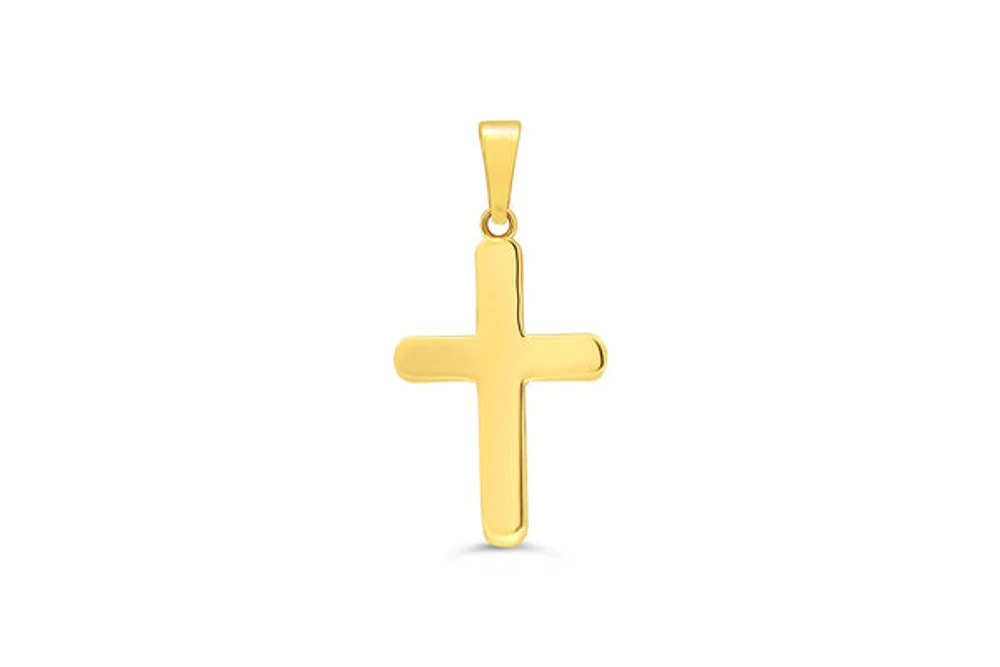 10K Yellow Gold Cross Charm