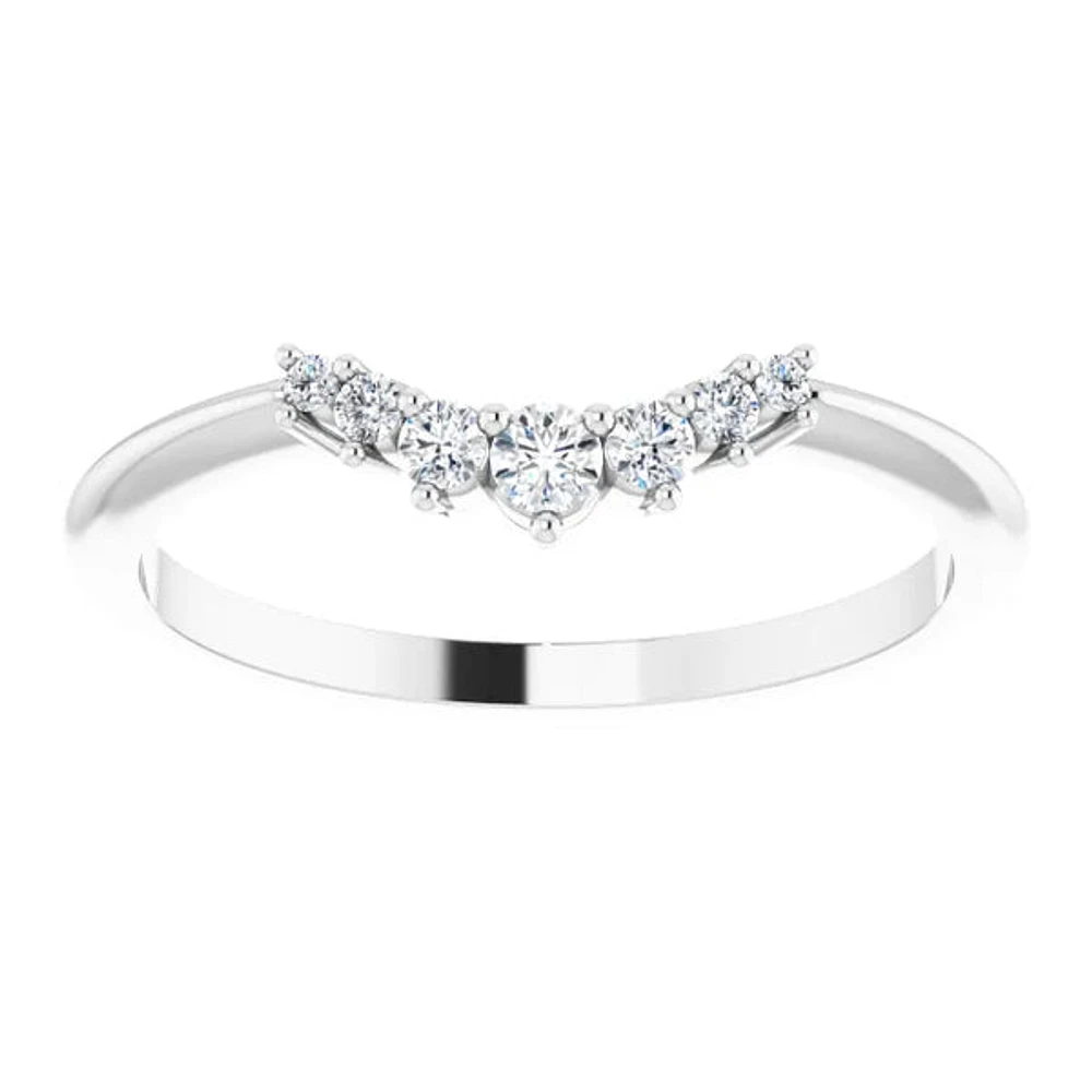14K White, Yellow or Rose Gold 0.33cttw Diamond Ring - Earth Grown Diamonds /