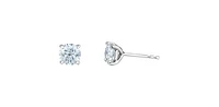 14K White Gold 0.30cttw Lab Grown Diamond Stud Earrings