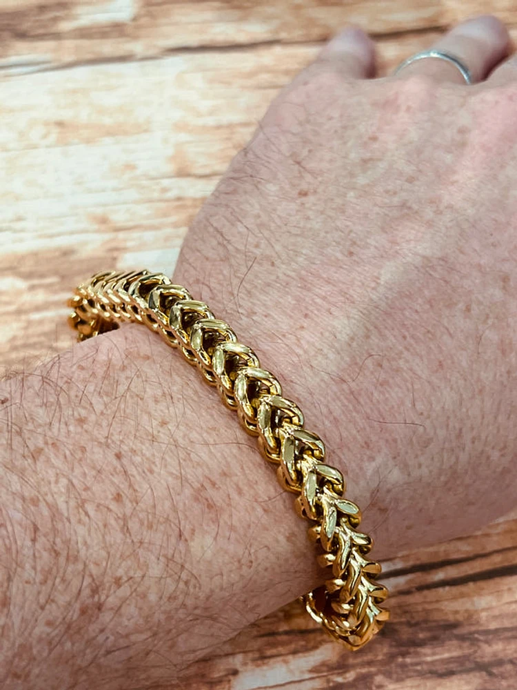 Stainless Steel 8mm Bracelet - 8.5 Inches