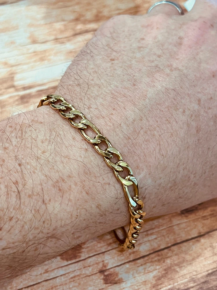 Stainless Steel 6.5mm Bracelet - 8.5 Inches
