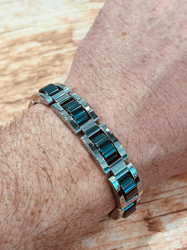 Stainless Steel 12.5mm Bracelet - 8.5 Inches