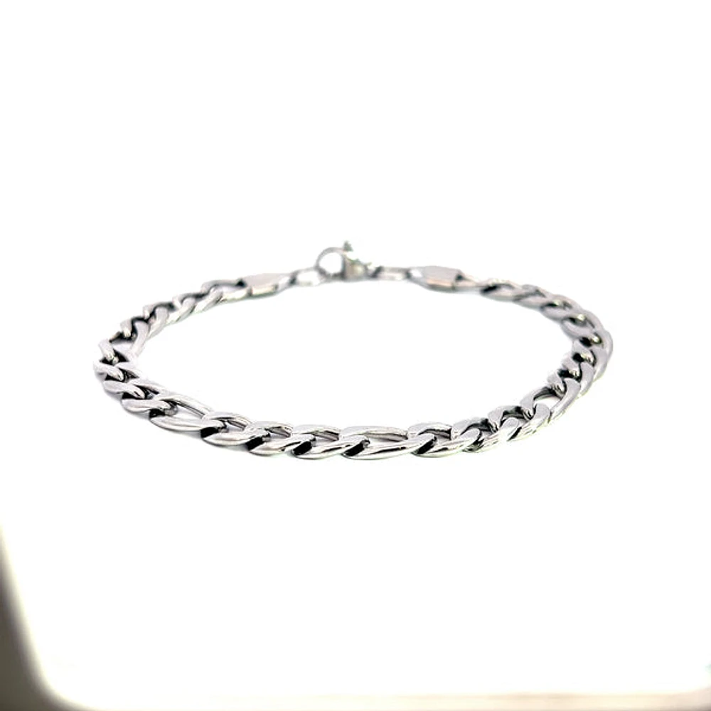 Stainless Steel 5.75mm Bracelet - 8.5 Inches
