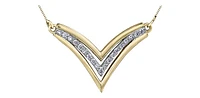 10K Yellow Gold cttw Diamond Necklace