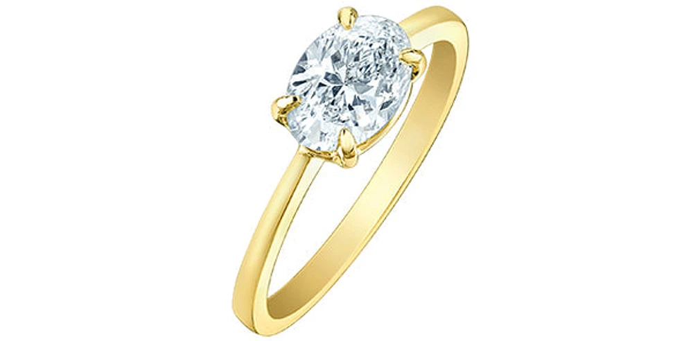14K Gold ct Lab Grown Diamond Engagement Ring