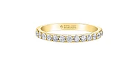 18K Yellow Gold 0.30cttw Canadian Diamond Band - size 6.5