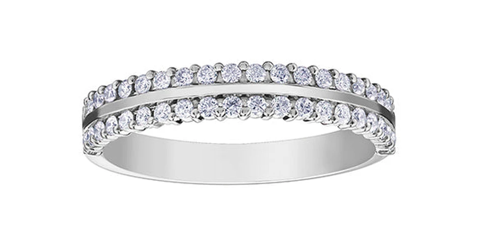 10K White Gold 0.33cttw Diamond Ring