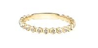10K Yellow Gold 0.05cttw Diamond Ring