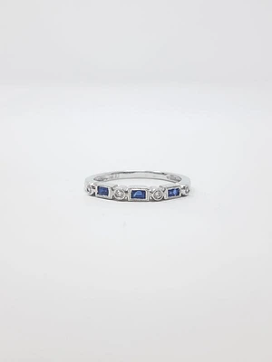 Sapphire and Diamond Ring