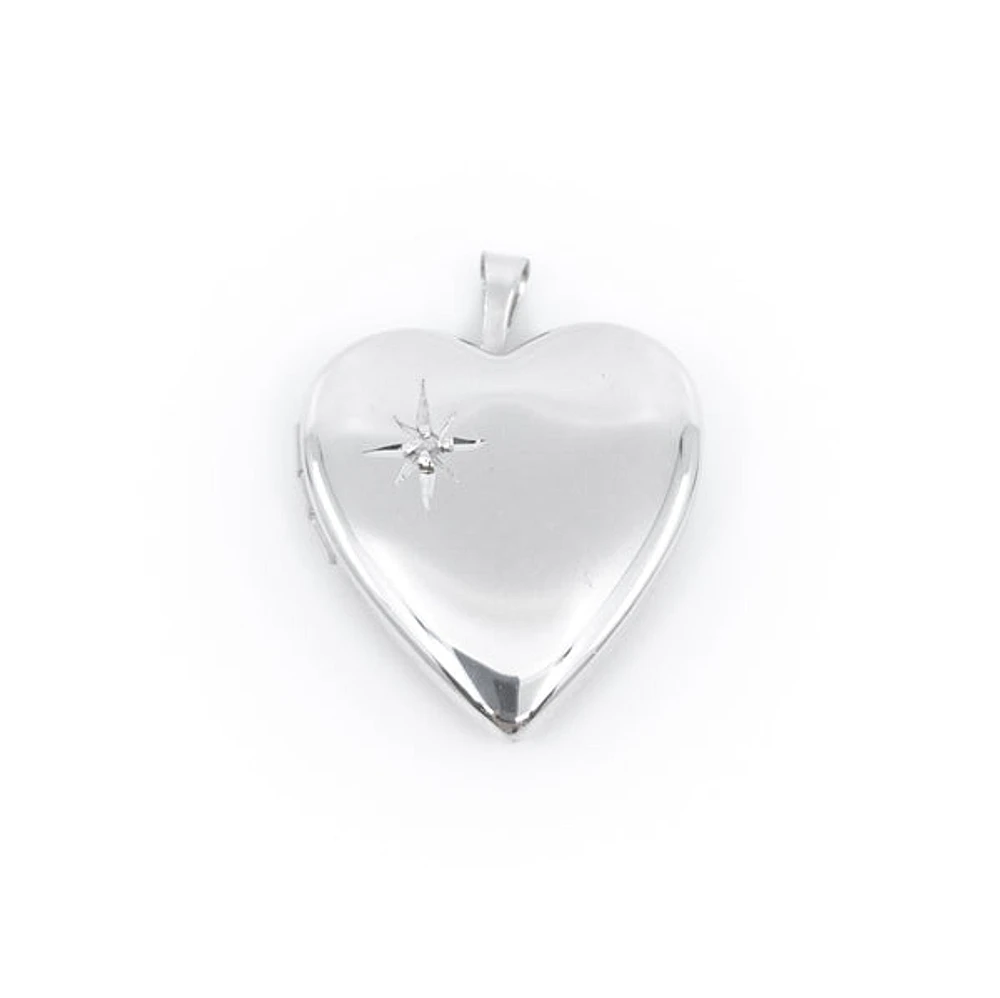 Sterling Silver Heart Shape Locket