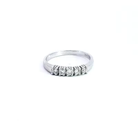14K White Gold 0.33cttw Diamond Ring, size 6.5