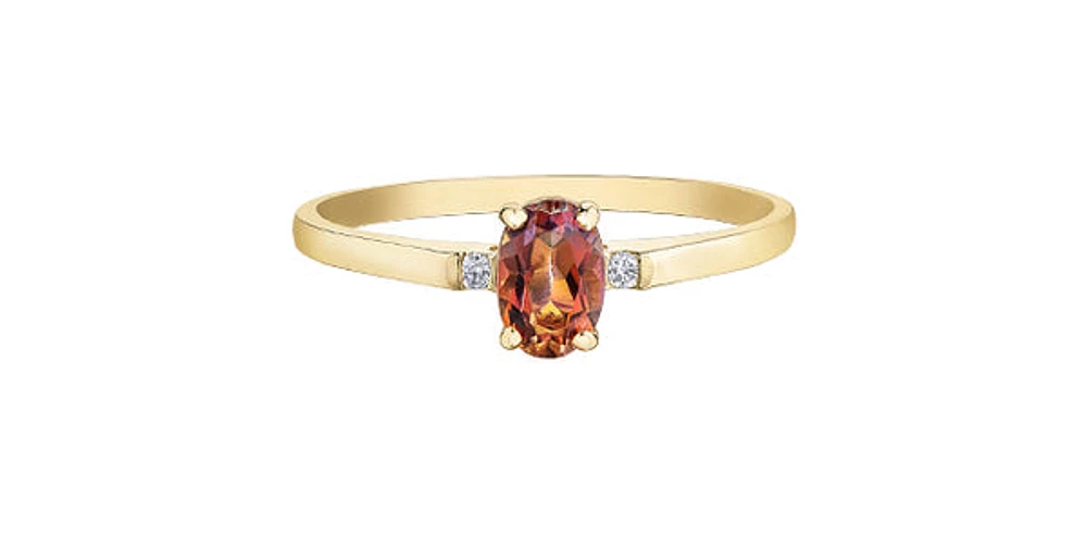 Sunrise Topaz Ring