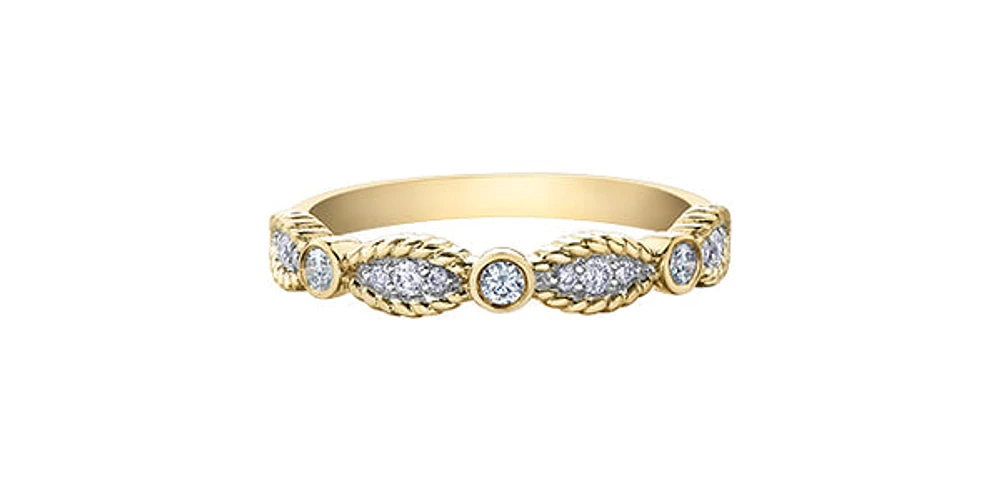 Yellow Gold Diamond Ring