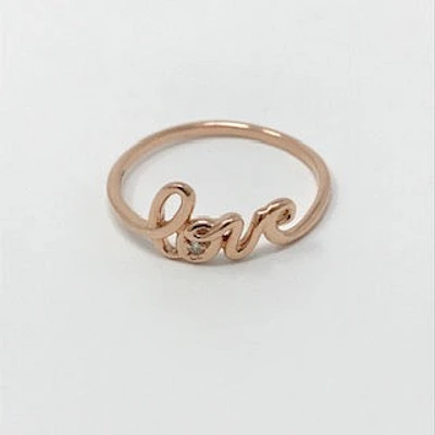 Diamond Love Ring