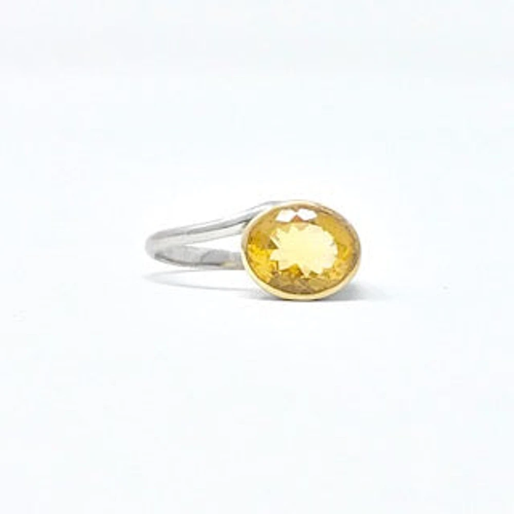 Juvite Ring with Citrine