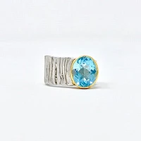 Juvite Ring with Blue Topaz
