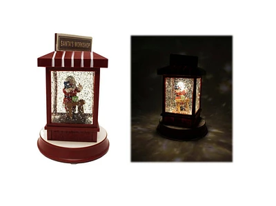 LED Liquid Spinner Santa's Workshop