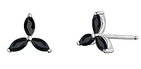Black Sapphire Earrings