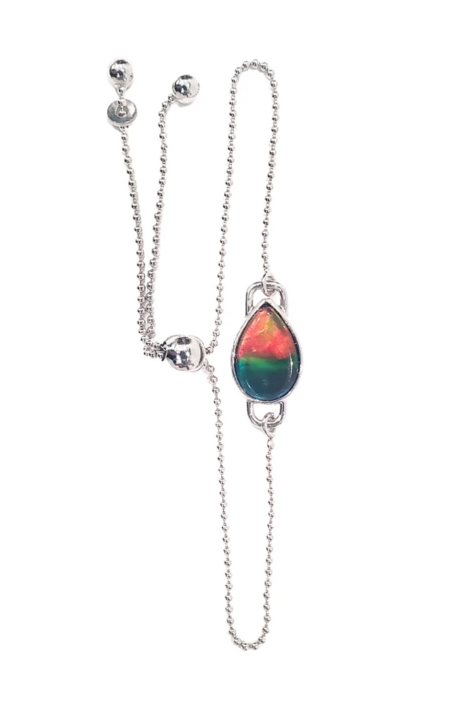 925 Sterling Silver Ammolite Bracelet