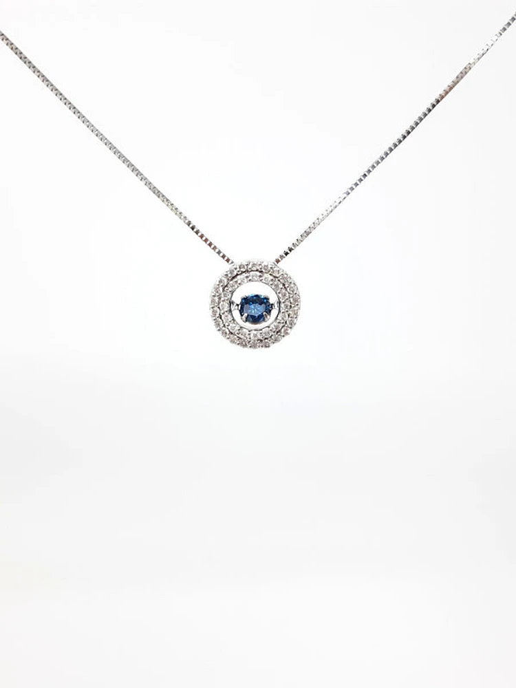 Diamond Pendant (Blue dia)
