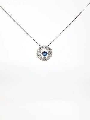 Diamond Pendant (Blue dia)