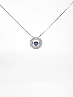 Diamond Pendant (Blue dia)