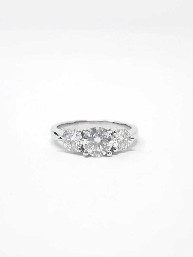 Moissanite Engagement Ring