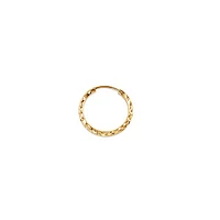 10K Yellow Gold 20mm Sleeper/Keeper/Hoop Earrings