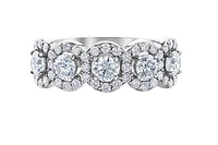 14K White, Yellow, or Rose Gold 1.50cttw Canadian Diamond Band