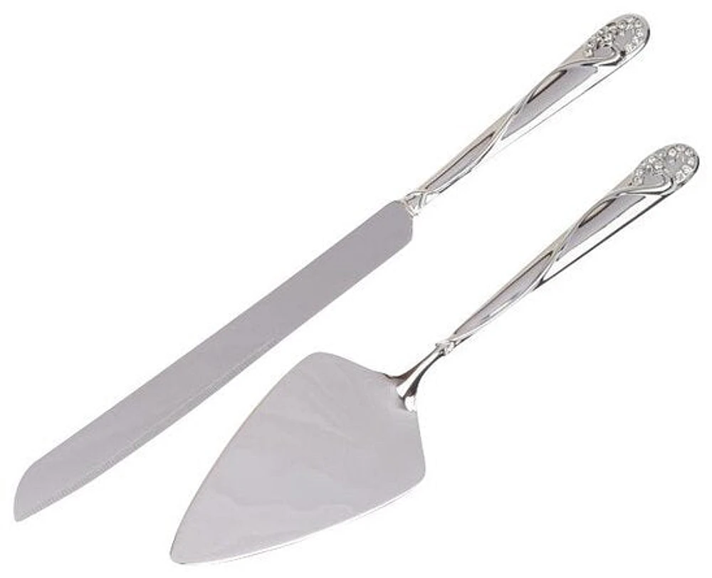 2 Piece Silver Cake Server WJ1CS