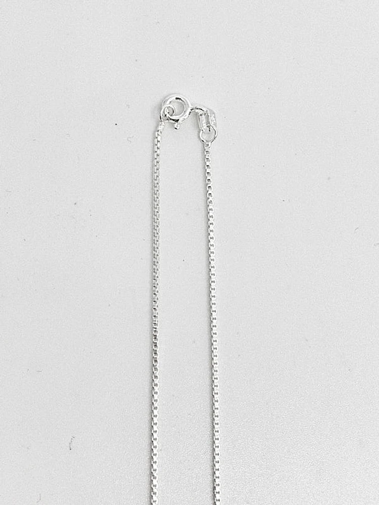925 Sterling Silver 1.1mm Polished Boxed Chain with Spring Clasp