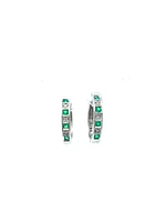 Emerald and Diamond Earrings