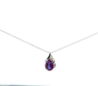 Created Alexandrite & Diamond Pendant