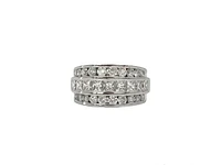 14K White Gold 2.20cttw Diamond Ring - Size 6.5