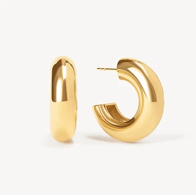 Chunky Statement Hoop Earrings