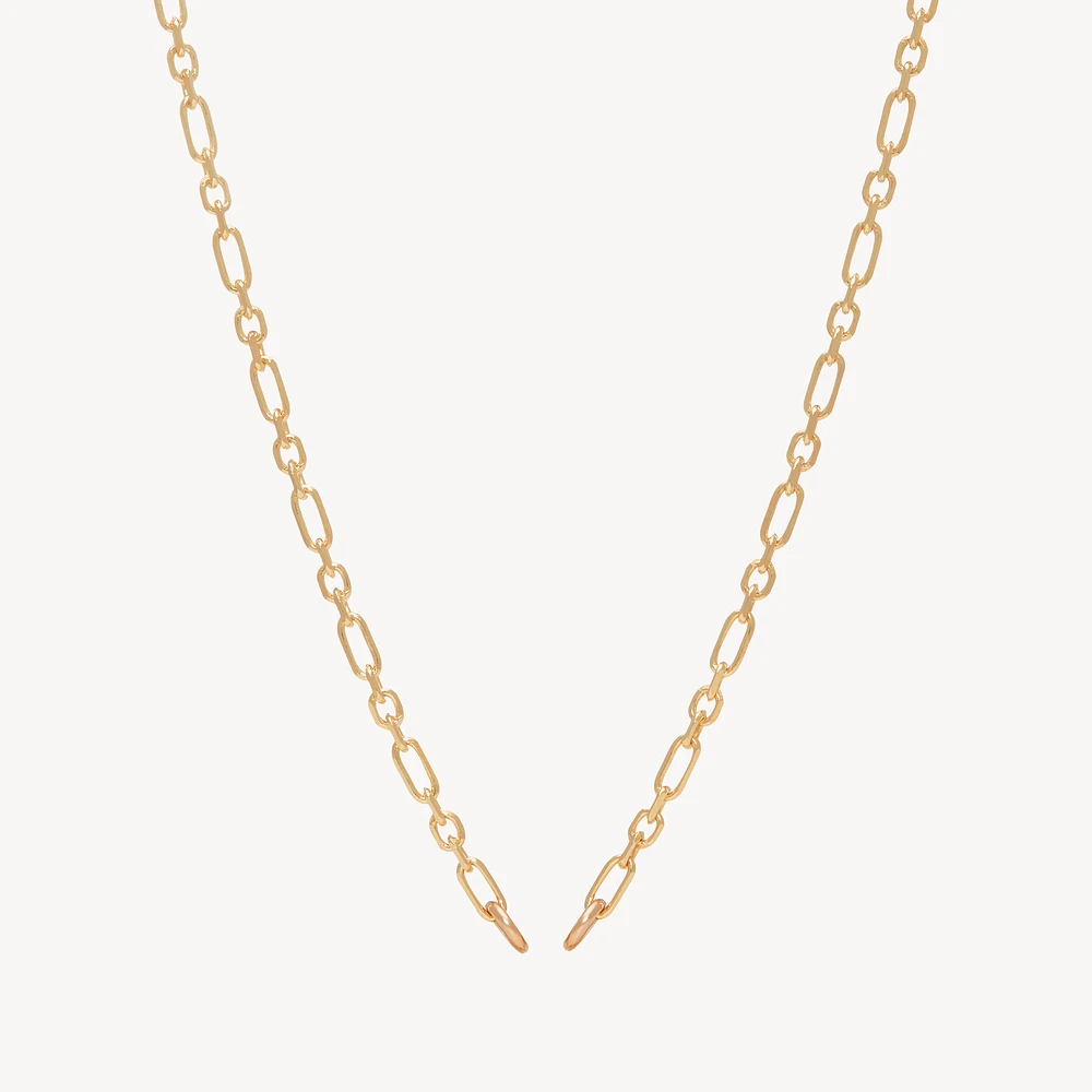 Figaro Chain Charm Necklace Base