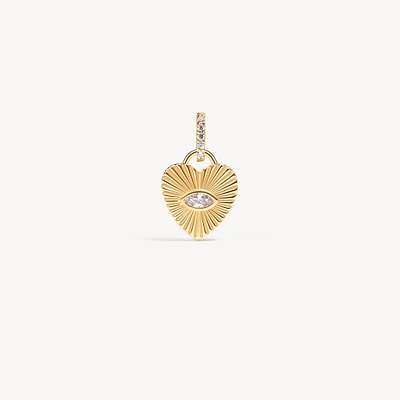 Heart Beam Charm