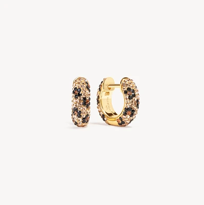 Small Sparkle Hoop Earrings