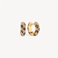Small Sparkle Hoop Earrings