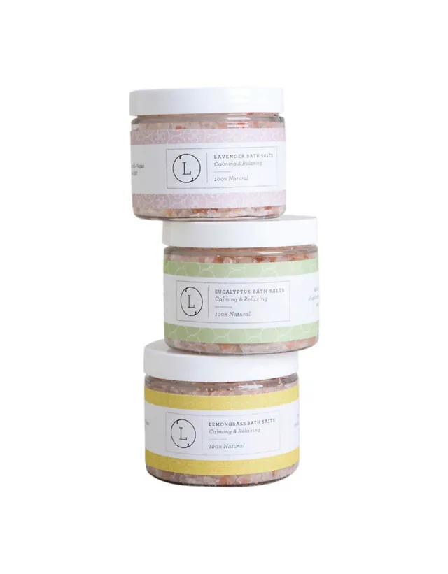 Natural Bath & Body Skincare Products, 3 Big Jars Of Relaxation And Beauty