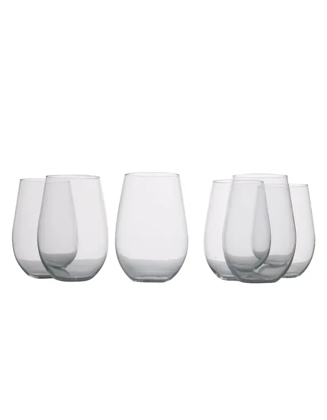 Mansion Set Of 6 Stemless Wine Glasses