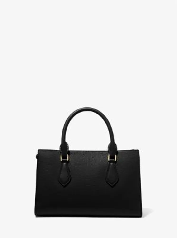 Valerie Small Pebbled Leather Satchel