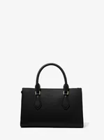 Valerie Small Pebbled Leather Satchel