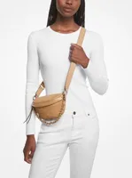 Très petit sac à une bretelle Slater en cuir gaufré motif crocodile
