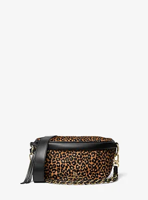 Slater Extra-Small Leopard Print Calf Hair Sling Pack