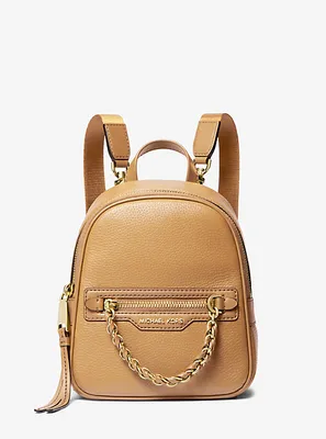 Très petit sac à dos Elliot en cuir grainé