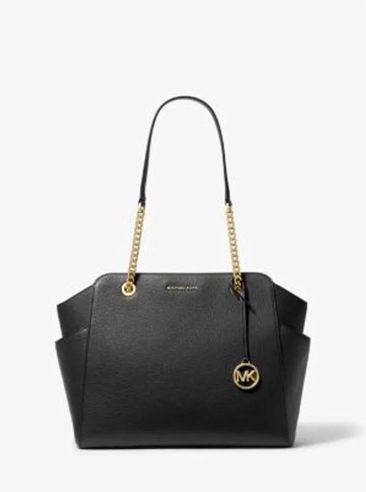 Jacquelyn Medium Pebbled Leather Tote Bag