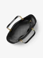 Jacquelyn Medium Pebbled Leather Tote Bag