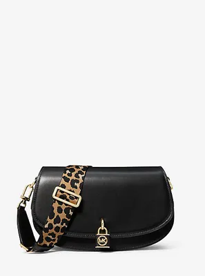 Sac messager Mila de taille moyenne en cuir
